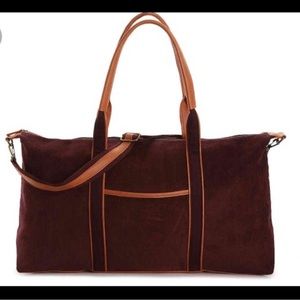 DSW Corduroy weekender bag